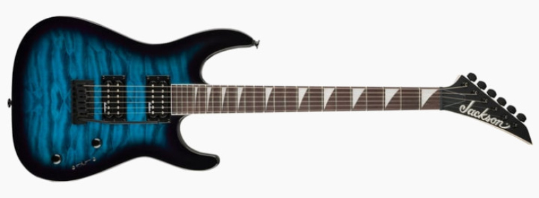 Электрогитара JACKSON JS20 DKQ 2PT TRANSPARENT BLUE 