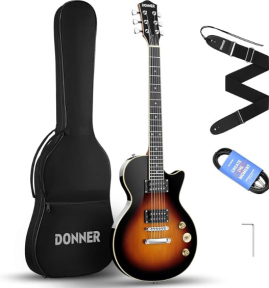 Электрогитара Donner Music DLP-124 Electric Guitar Sunburst