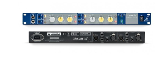 Мікрофонний передпідсилювач Focusrite ISA TWO (MOIFTWOAUKEU)