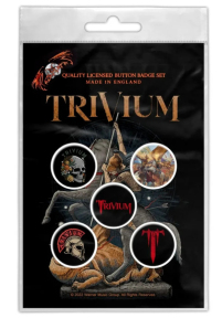 Подарунковий набір значків TRIVIUM - IN THE COURT OF THE DRAGON (iol-011)