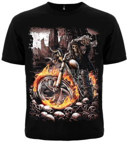 Футболка Deathrider (смерть на мотоциклі)