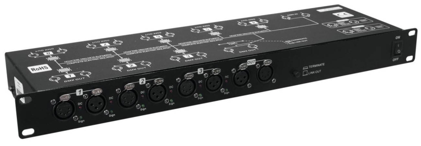 Розподілювач Eurolite DMX Split 8X Splitter (70064825)