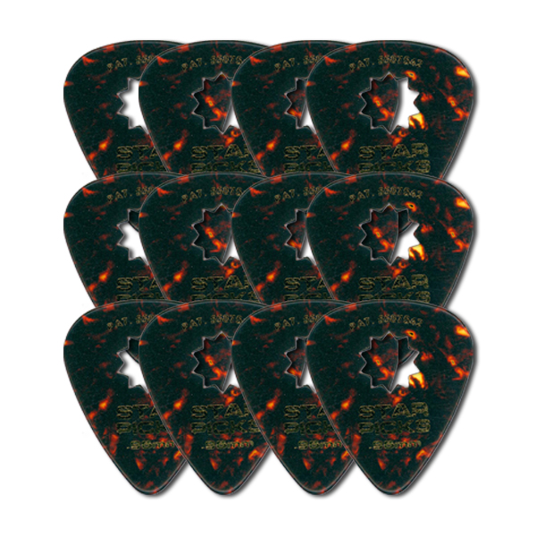 EVERLY STAR PICKS(набір 12 шт) 0,96mm - набір медіаторів