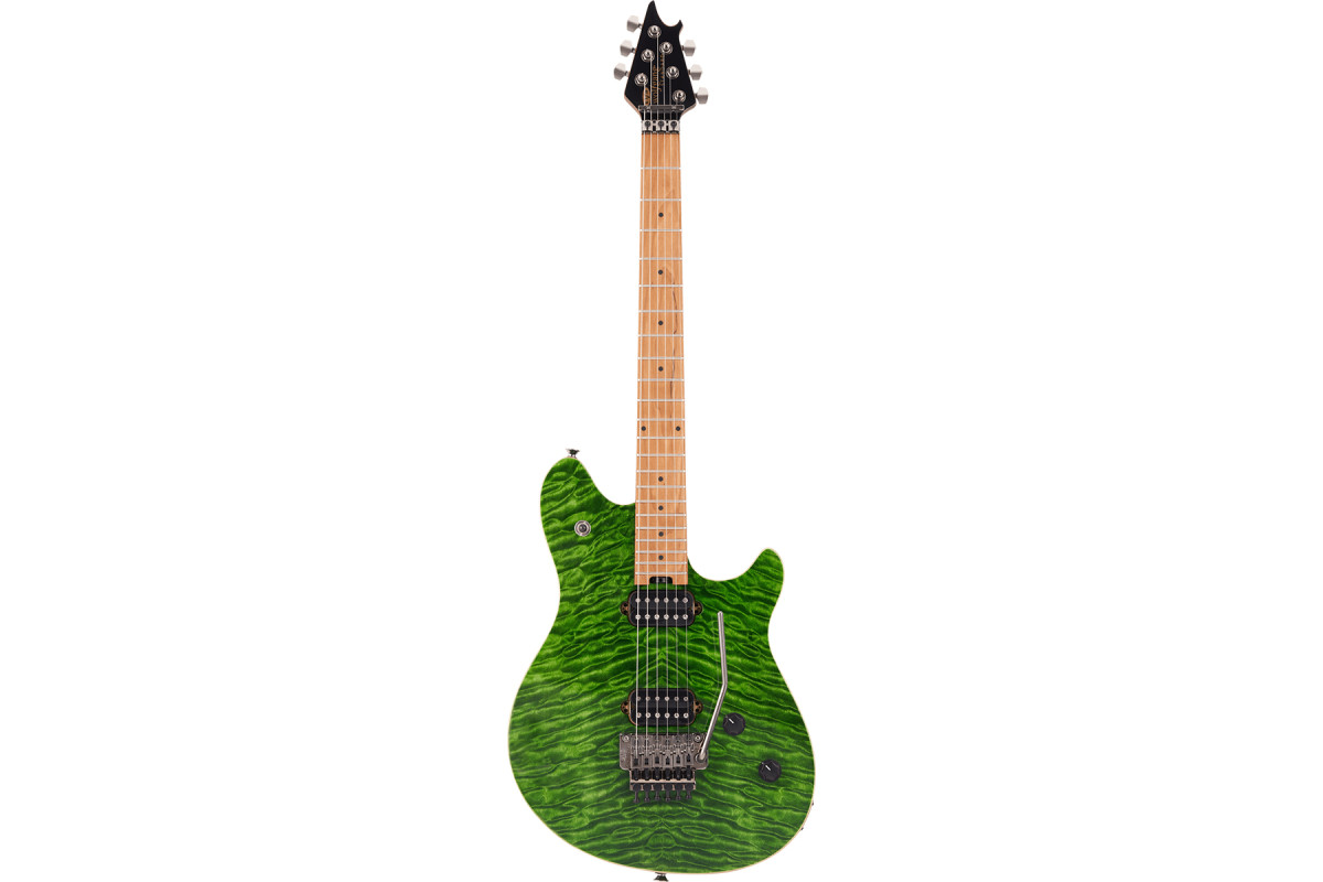 Електрогітара EVH WOLFGANG WG STANDARD WG QM TRANSPARENT GREEN 