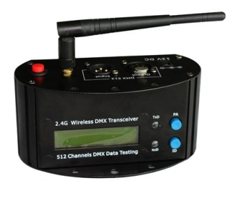 2.4G Беспроводный DMX приемник / передатчик WD-800