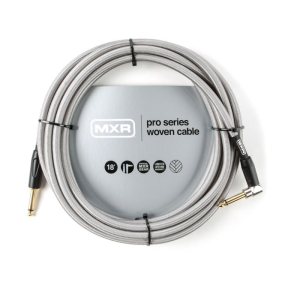 Кабель Dunlop DCIW18R MXR Pro Series Woven Silver (5,4 m / кутовий)