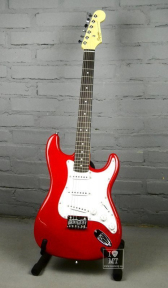 Електрогітара Squier by Fender MM Strat HT Red