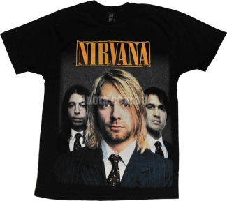 Футболка Nirvana (фото групи)