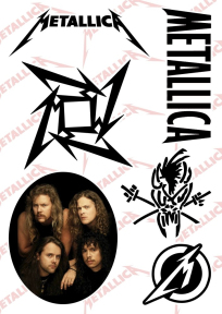 Стикерпак Metallica (Black)