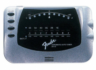 Хроматический тюнер Fender AX-12 Auto/Chromatic Tuner SL (023-9989-124)