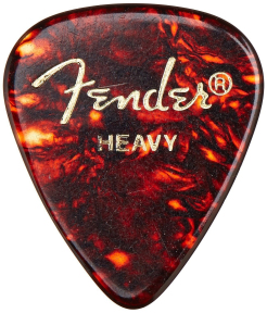 Набір медіаторів Fender 351 Classic Celluloid 144 Shell Heavy (098-0351-500)