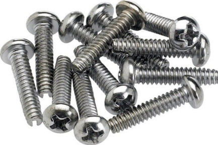 Гвинти для датчиків/перемикачів Fender Mounting Screws for Pickup/Switch Chrome (099-4925-000)