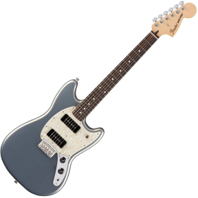 Електрогітара Fender Offset Mustang 90 Rw Silver (144040581)