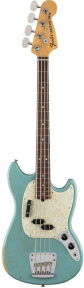 Бас-гітара Fender Jmj Mustang Bass Rw Faded Daphne Blue (144060390)