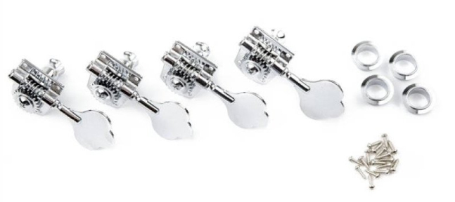 Колья для бас-гитар Fender Bass Tuning Machines Standard-Highway One Series Chrome (36400049)