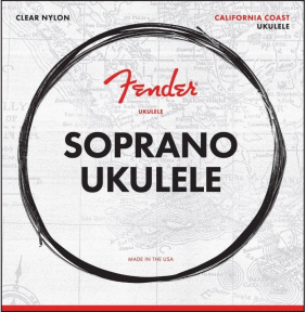Струни для сопрано-укулеле Fender Ukulele Strings, Soprano (730090402)