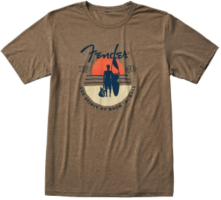 Футболка Fender T-Shirt Sunset Spirit Olive L (9123013083)