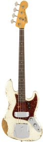 Бас-гітара Fender Custom Shop 1961 Jazz Bass Heavy Relic Olympic White (9235000858)