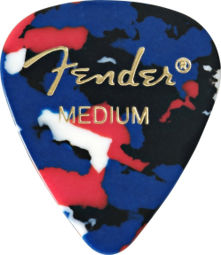 Медіатор Fender 351 Classic Celluloid Confetty Medium (980351350)