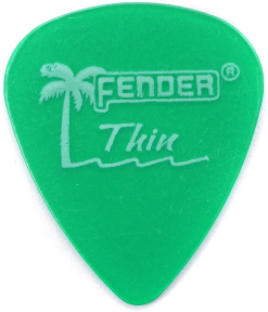 Набір медіаторів Fender 351 Surf Green T (981351757)