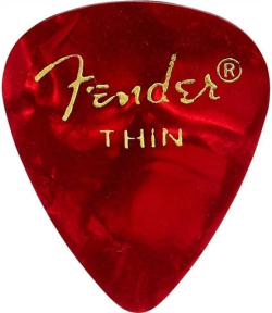 Медиатор Fender 351 Picks Red Moto Thin Premium (982351109)