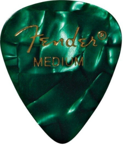 Медиатор Fender 351 Shape Premium Picks Green Moto Medium (982351371)