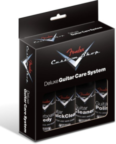 Набір засобів по догляду за гітарами Fender Custom Shop Deluxe Guitar Care System 4 Pack