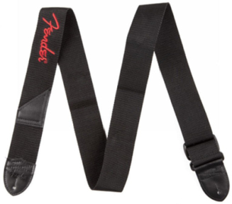 Ремінь для гітари Fender Strap 2 Black Red Logo (990662015)