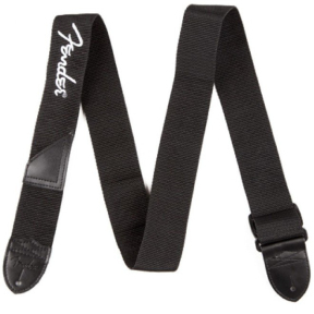Ремень для элекрогитары Fender Strap 2 Black White Logo (990662080)