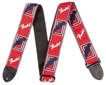 Ремінь для гітари Fender 2 Monogrammed Red White Blue Strap (990682000)