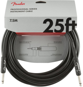 Кабель інструментальний Fender Cable Proffesional Series 25' Black (990820016)