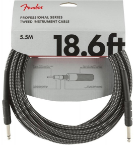 Кабель инструментальный Fender Cable Professional Series 18.6' Grey Tweed (990820068)
