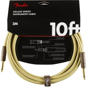 Кабель інструментальний Fender Cable Deluxe Series 10' Tweed 