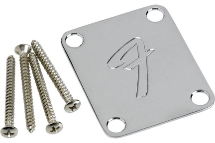 Пластина кріплення грифа Fender 4-Bolt Neck Plate Vintage-Style Chrome (991448100)