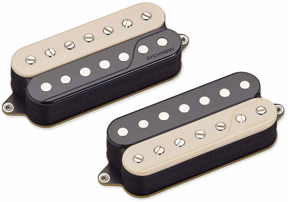 Комплект звукознімачів для 7ми струнної гітари Fishman PRF-CO7-SZ2 Fluence Classic Humbucker Zebra