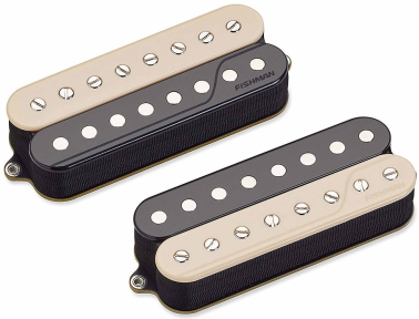Комплект звукоснимателей для 8ми струнной гитары Fishman PRF-CO8-SZ2 Fluence Classic Humbucker Zebra