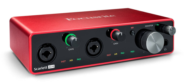 Аудіоінтерфейс Focusrite Scarlett 4i4 3rd Gen (MOSC0026)