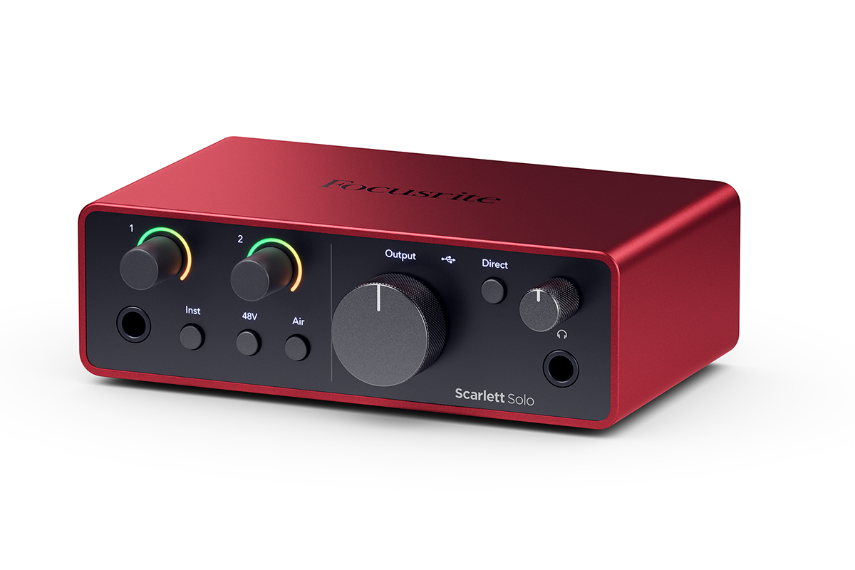 Аудіоінтерфейс FOCUSRITE Scarlett Solo 4th Gen 