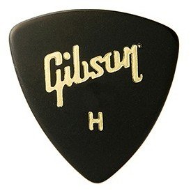 Медіатори Gibson APRGG-73H 1 2 Gross Black Wedge Style Heavy