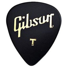 Медиатор Gibson APRGG-74T 1/2 Gross Black Standard Style/Thin