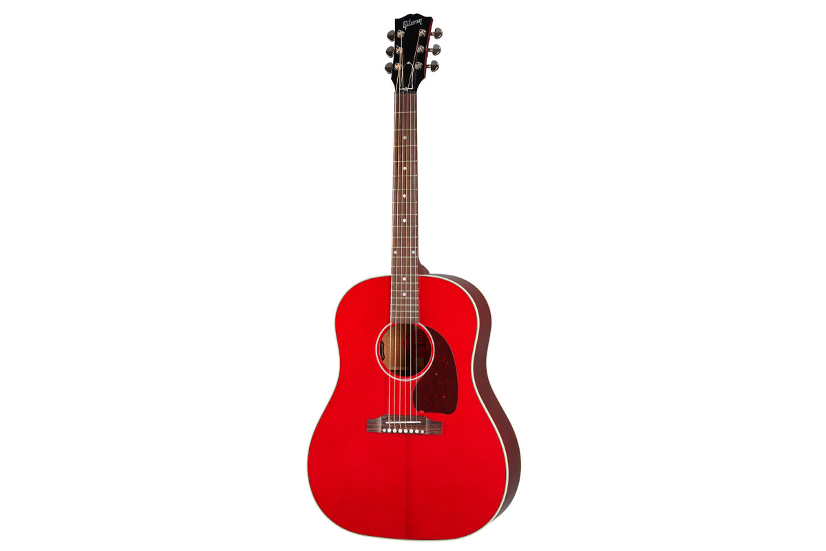 Гитара электроакустическая GIBSON J-45 STANDARD CHERRY 