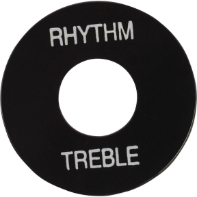 Заміна шайби перемикача Gibson Toggle Switch Washer (Black, Gold Imprint) (PRWA-010)
