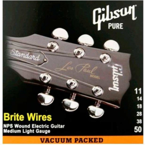 Струни для електрогітари Gibson SEG-700ML Brite Wires Nps Wound Elect .011-.050