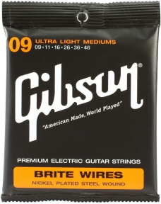 Струни для електрогітари Gibson SEG-700ULMC Brite Wires Nps Wound Elect .009-.046
