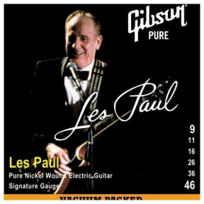 Струны для электрогитары Gibson SEG-LPS Les Paul Sig. Pure Nickel Wound .009-.046