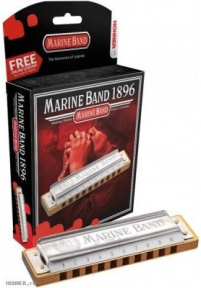 Губная гармошка Hohner M1896476X F#nm Marine Band Box