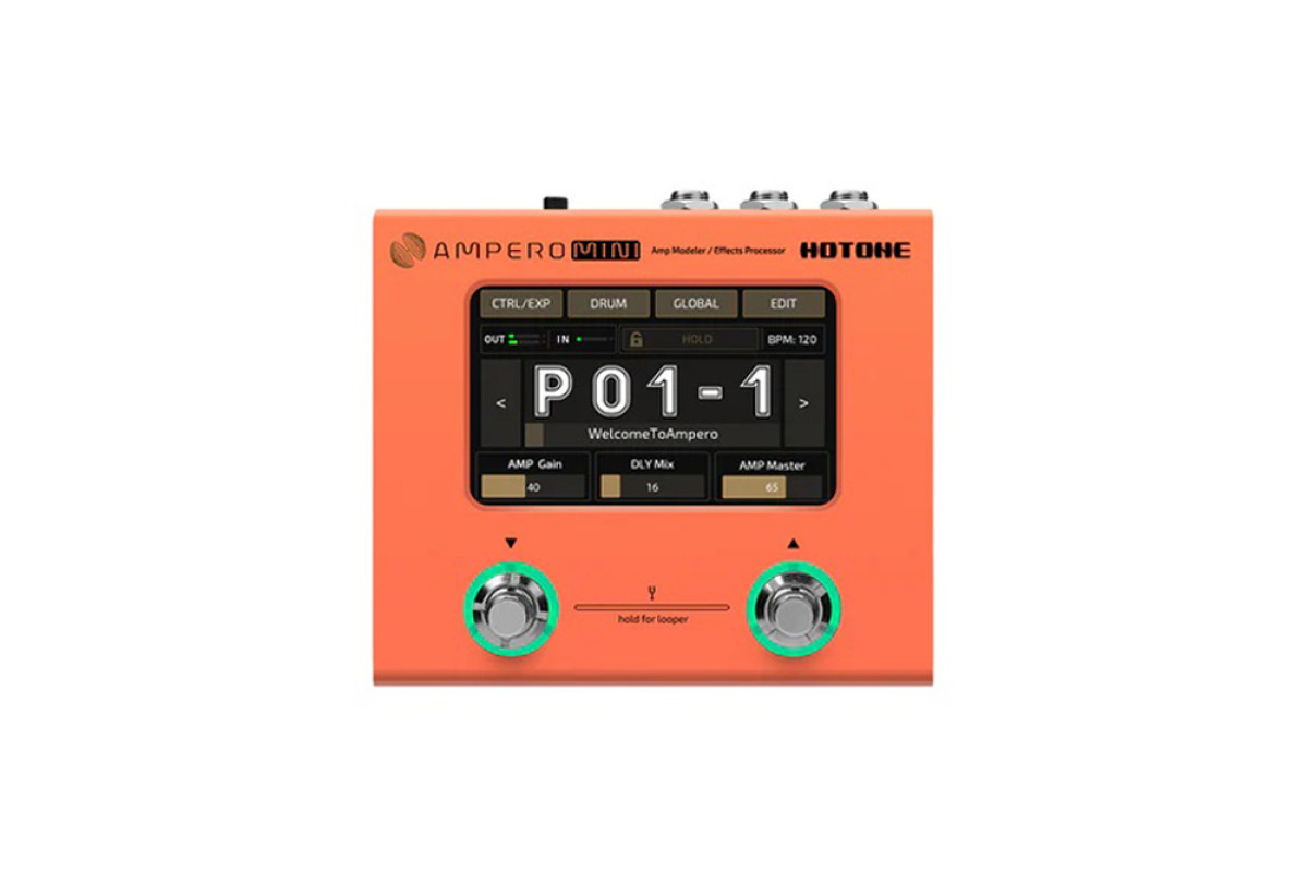 HOTONE AUDIO AMPERO MINI ORANGE Процесор ефектів