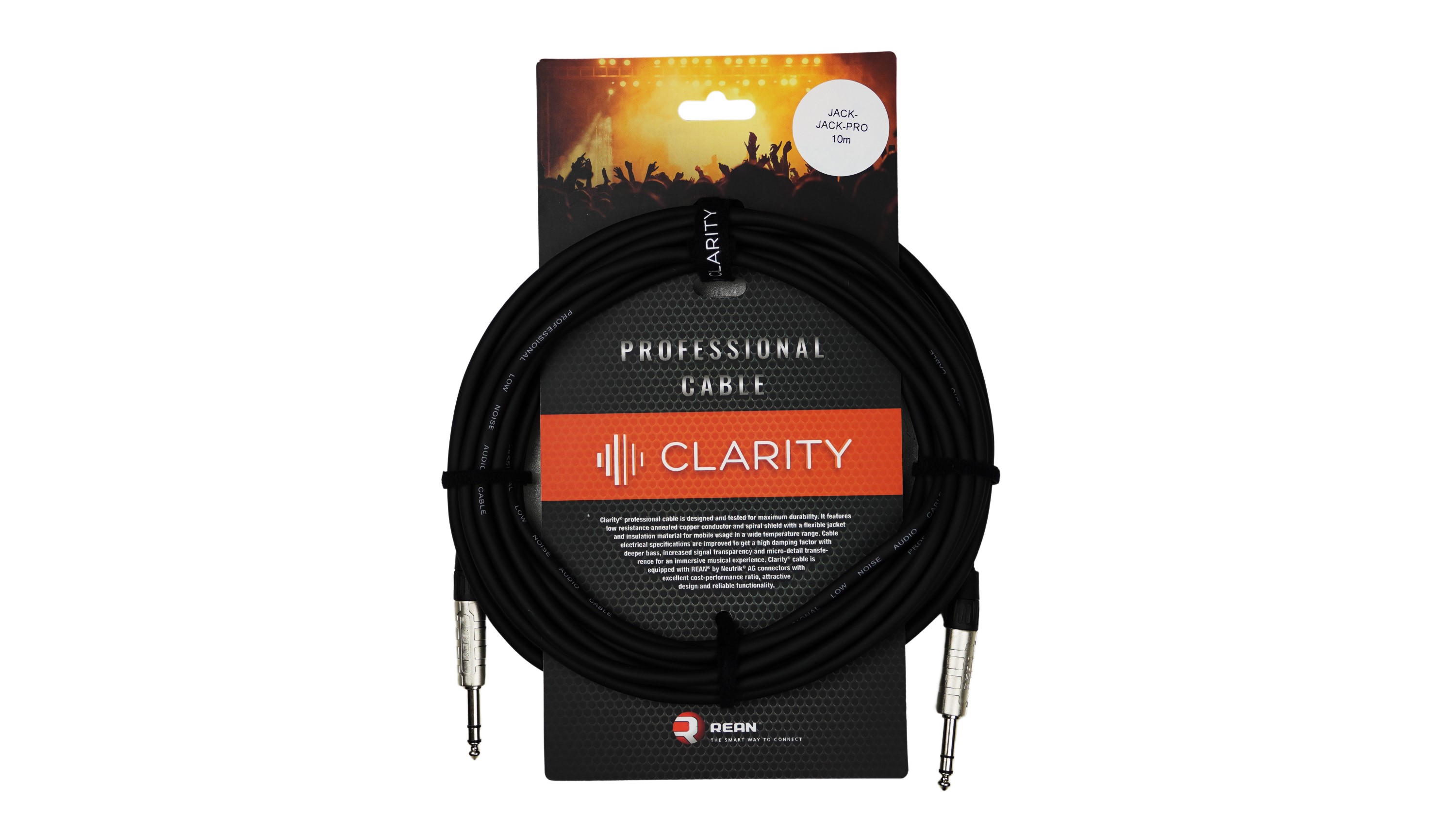 Акустичний кабель Clarity JACK-JACK PRO/10m
