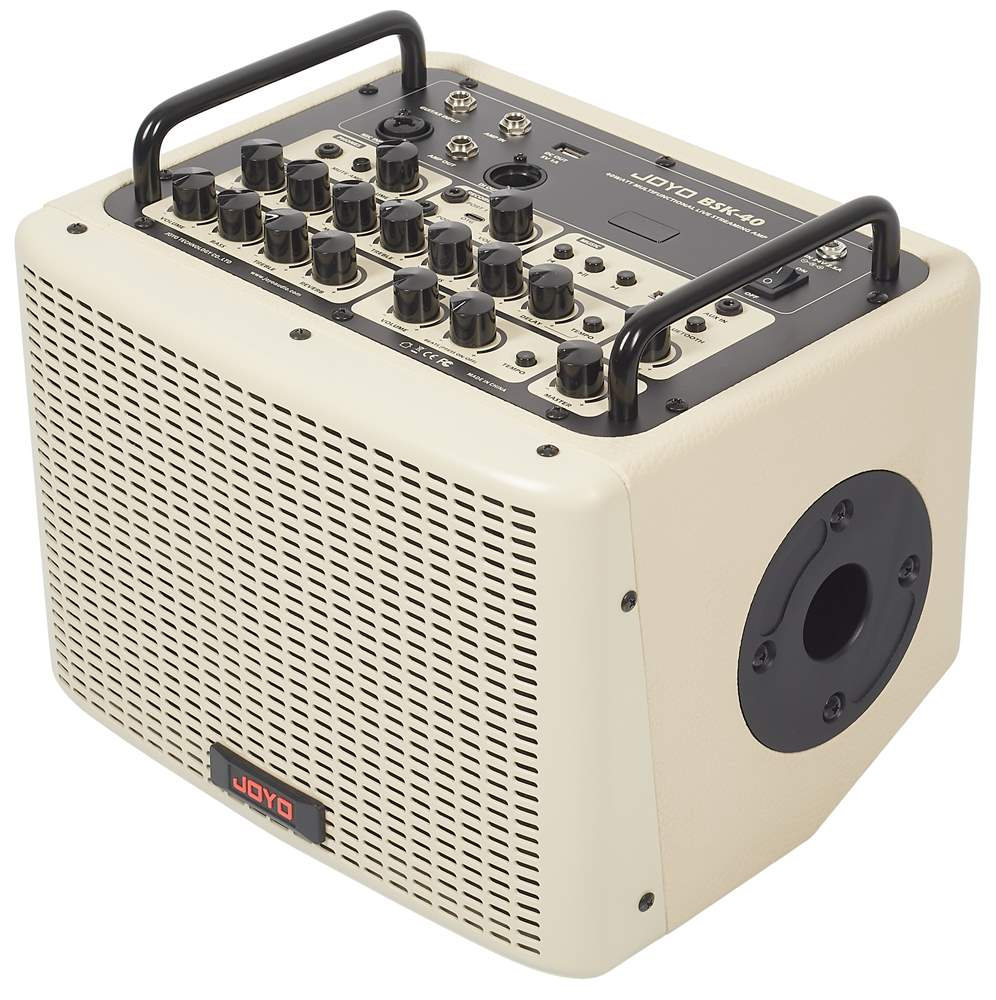 Комбопідсилювач для акустичної гітари Joyo BSK-40 WH 