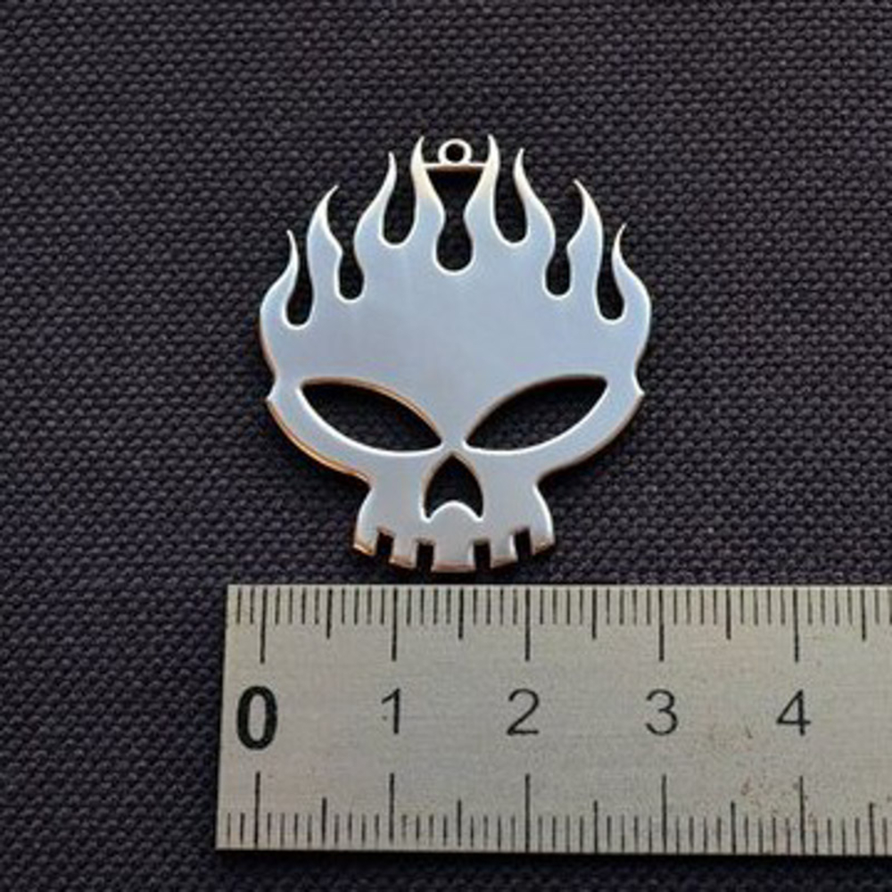Кулон стальной The Offspring (лого череп)